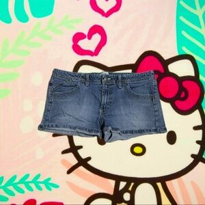 No Boundaries Dark Blue Jean Shorts